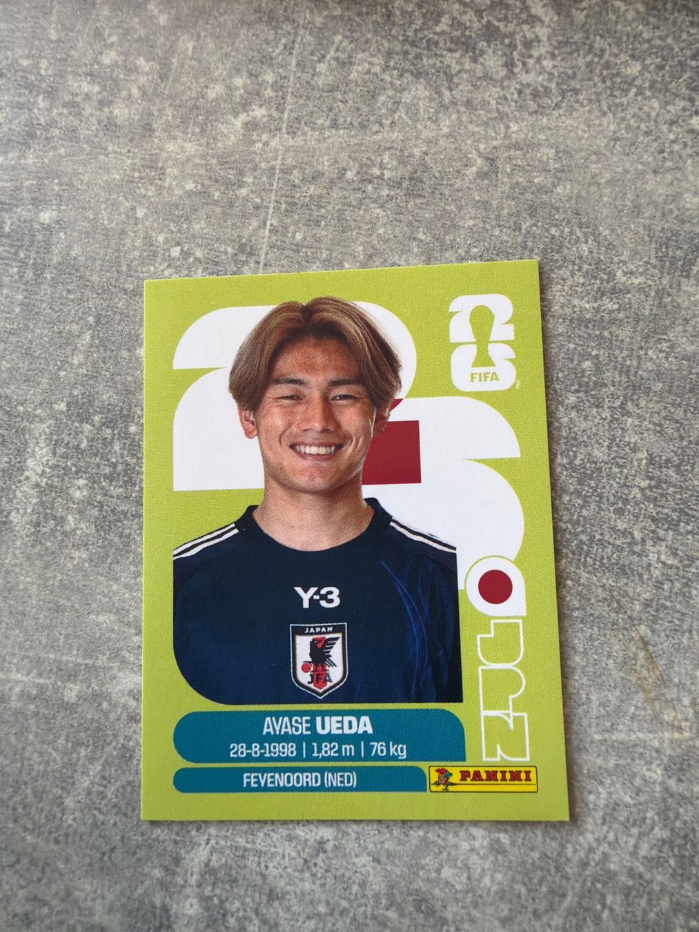 Panini Carte collezionabili: Fussball Panini  Avase Ueda JPN20 – Usato da Pfeffingen venduto da Fantasy1971