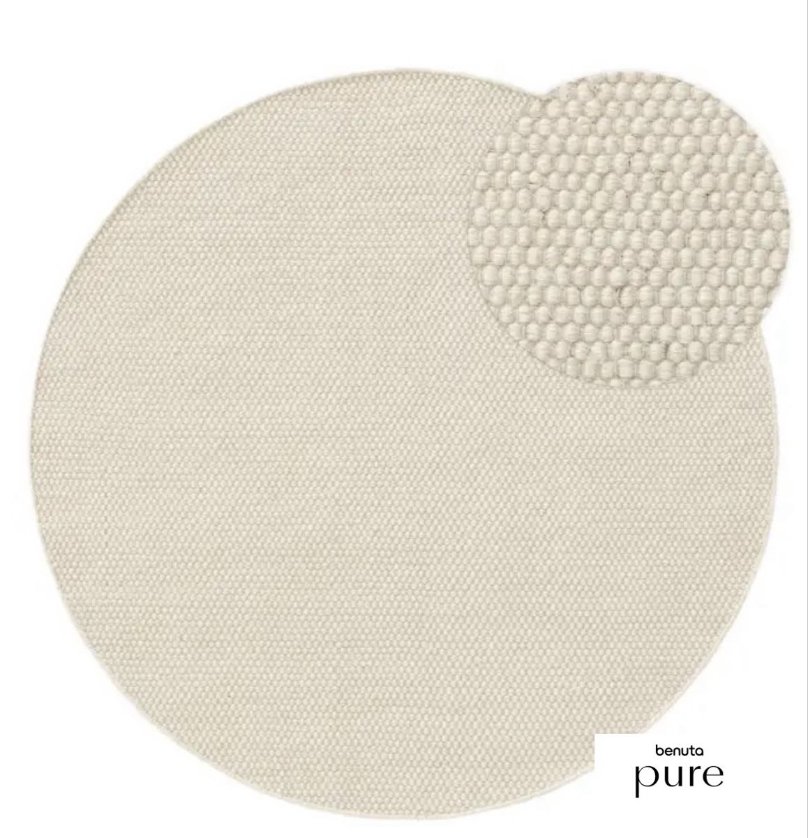 Tapis: Runder Teppich - creme, 200cm Durchmesser, gebraucht – D'occasion à Lachen SZ par Chiara_Rico_Nosiadek 3