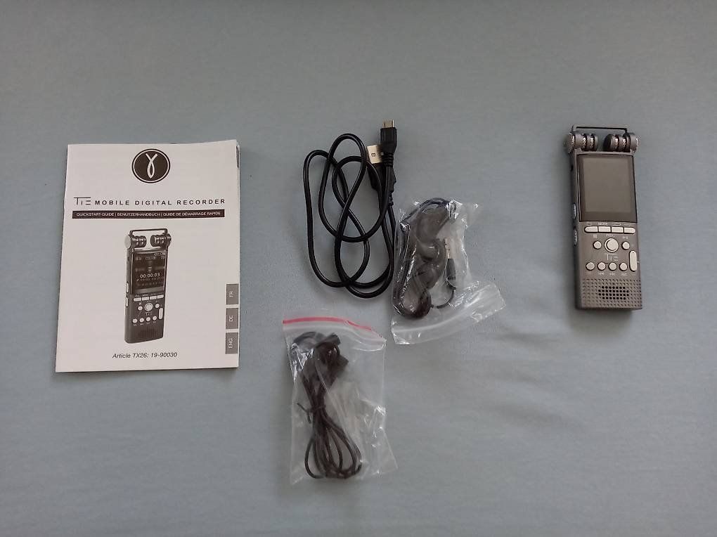 Registratori: TIE Studio TX26 Mobiler Audiorecorder, 8 GB – Nuovo e nell'imballaggio originale da Frauenfeld venduto da Interessent1 1