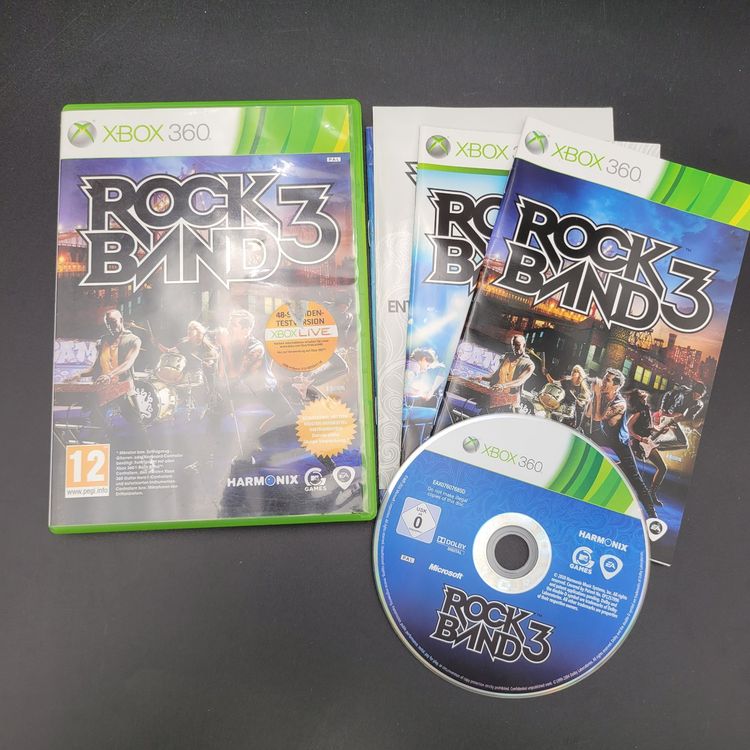 Rock Band 3 Xbox 360 Complet Français PAL FR Rockband Music