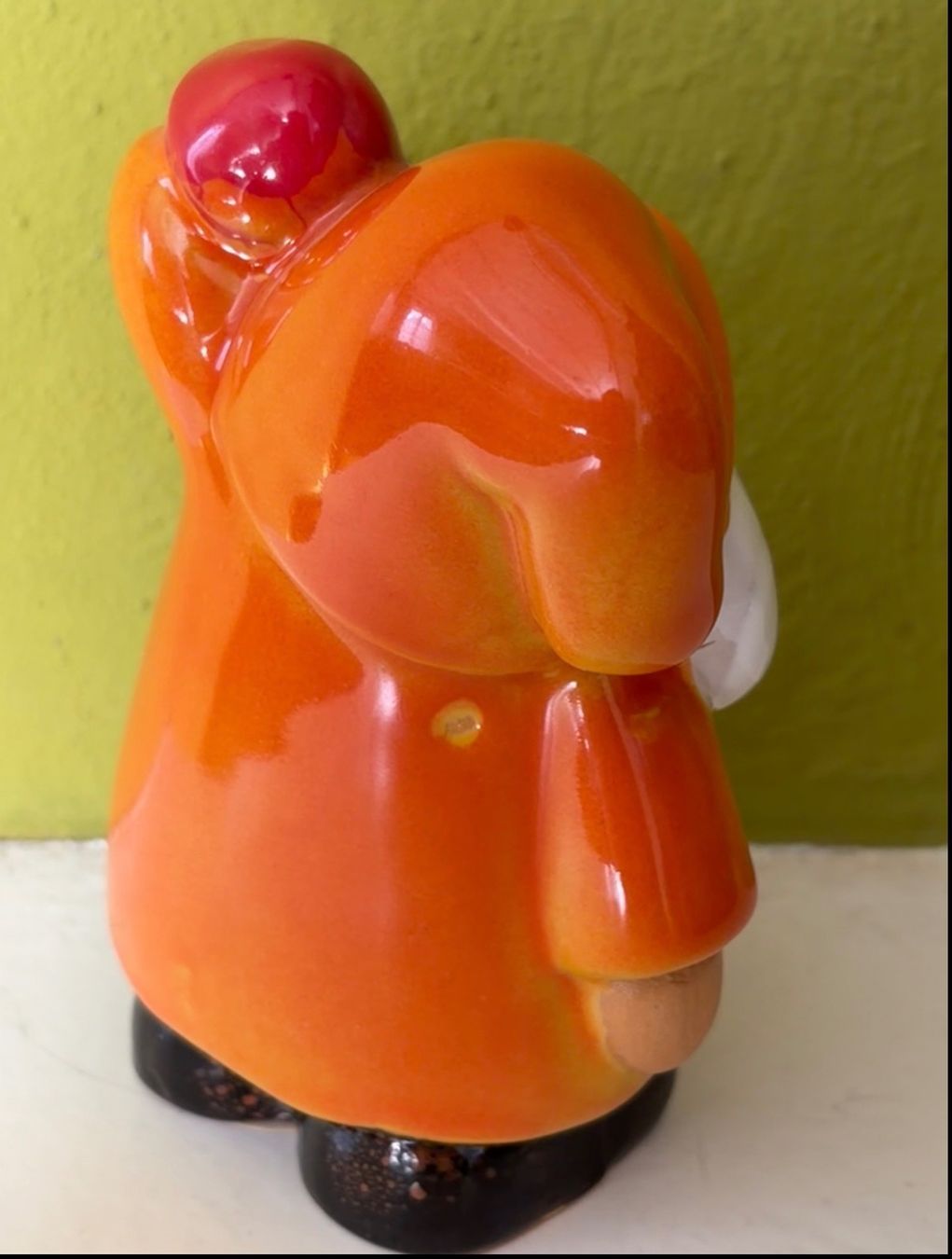Statuette: Keramik Zwerg orange, Neu – Nuovo e nell'imballaggio originale da Zäziwil venduto da meri79. 2