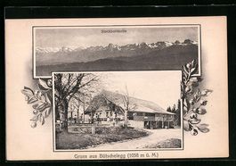 Bütschelegg, Gasthaus mit Garten, Stock