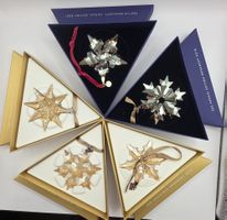 Swarovski SCS Christbaumschmuck Jahresausgaben,  5 Stk.