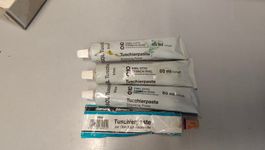 Blaue EOSOL Tuschierpaste zur Kontrolle met. Oberflächen