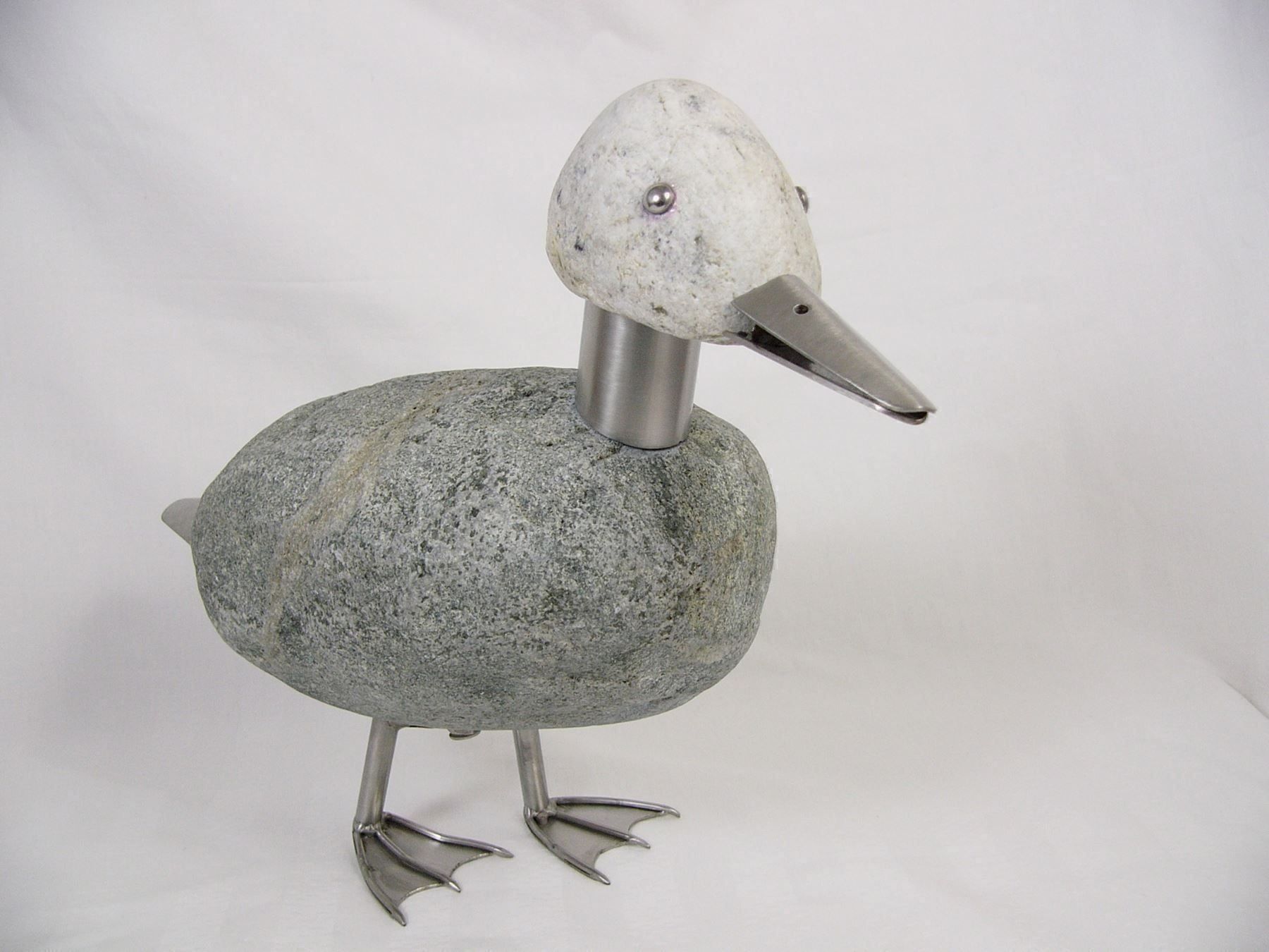 Figuren: Ente aus Stahl und Stein – Neu (gemäss Beschreibung) aus Einsiedeln von steelandstone 2