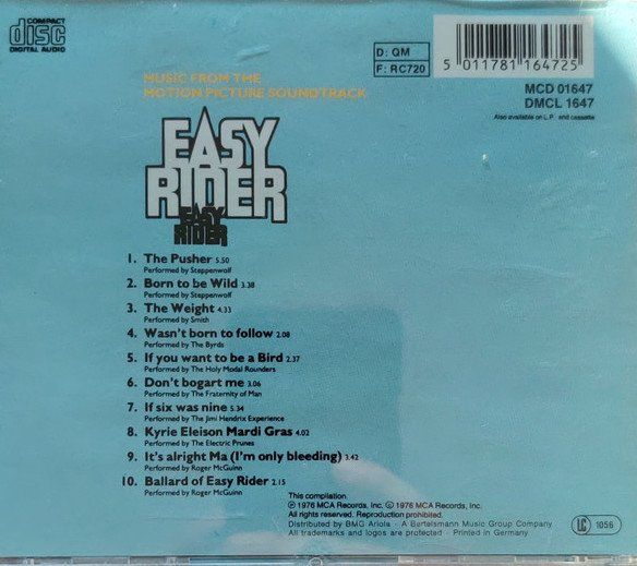 CDs: CD O.S.T. - Easy Rider (1969) – Gebraucht aus Möriken AG von mineralia 1