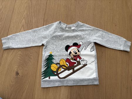Pullover Weihnachten Mickey H&M in Grösse 86