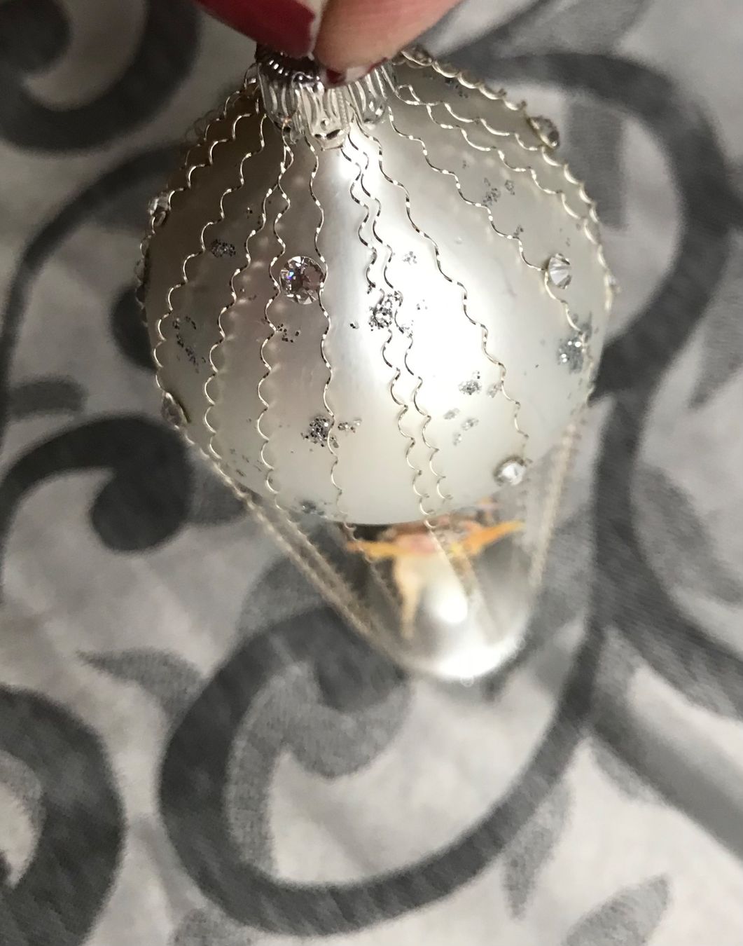 Tutte le decorazioni: Ballon mit Engelsköpfen, aus Glas – Nuovo e nell'imballaggio originale da Alpnach Dorf venduto da marvo 4