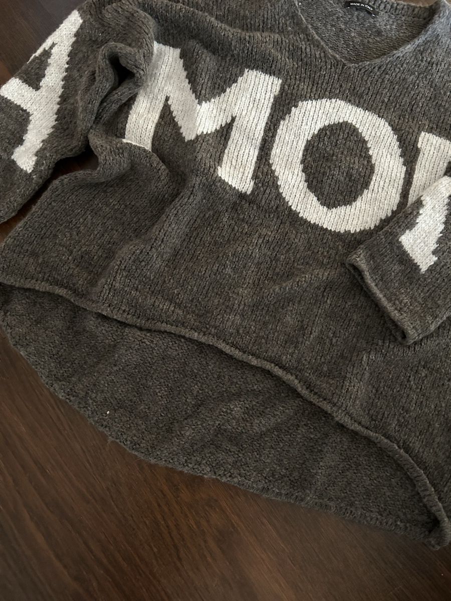 Maglioni & Felpe: Kuscheliger Amour Strickpullover, Grau, Made in Italy – Nuovo (secondo la descrizione) da Beringen venduto da Sternli650 1