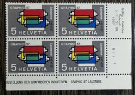 TR11 Bloc Timbre Suisse 1957