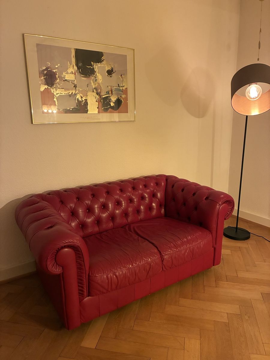 Sofas: Rotes Ledersofa – Gebraucht aus Basel von vanelli35 4