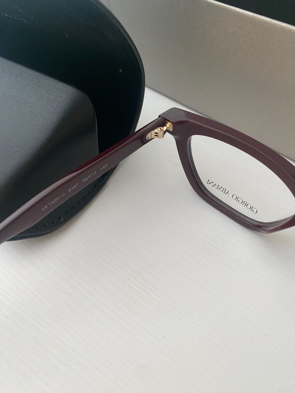 Armani Brillen & Gläser: Giorgio Armani Brille Cateye Burgundy – Neu und originalverpackt aus Zürich von berebol 2