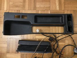 BMW E30 Mittelkonsole Schwarz + Sitzheizung Schalter