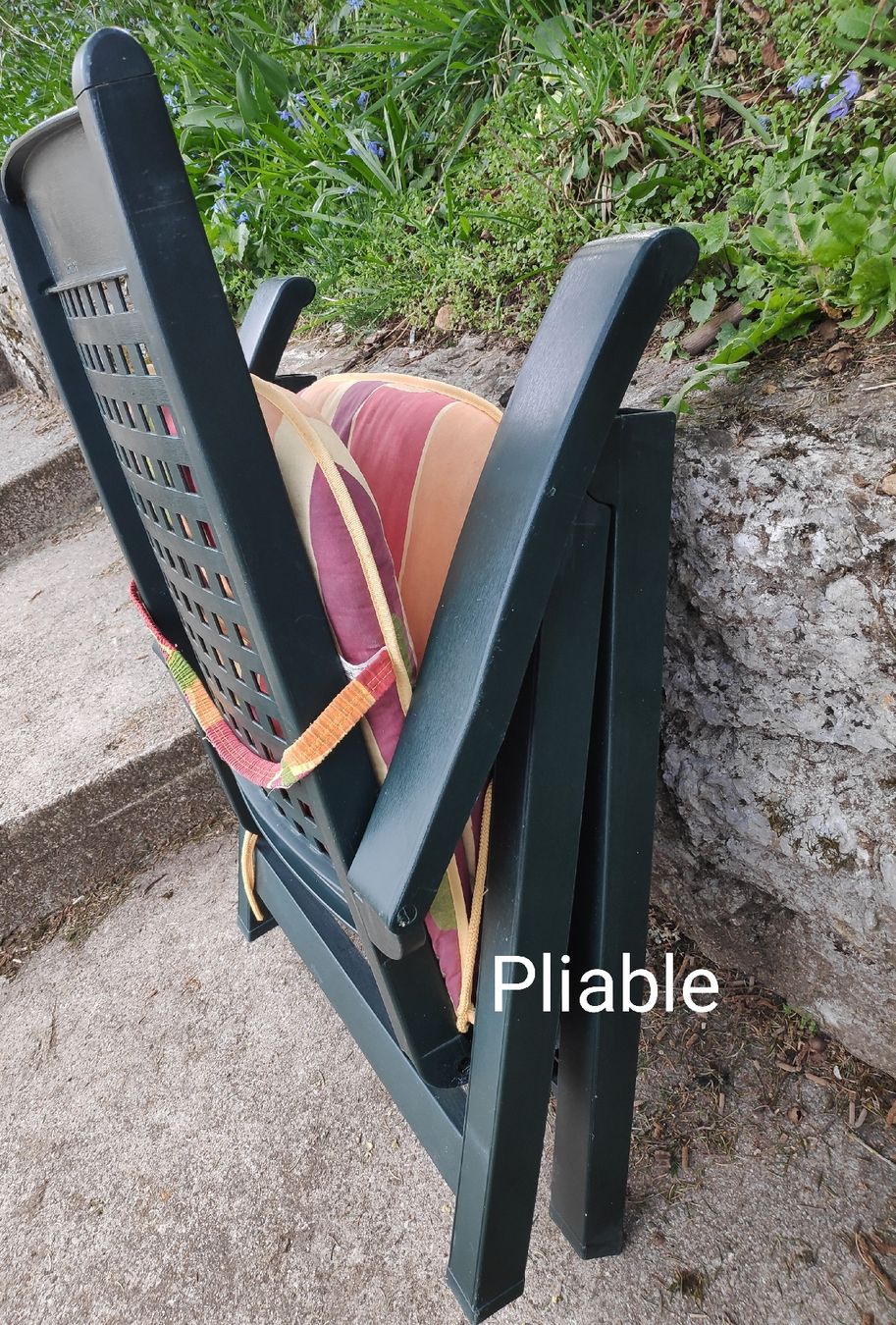 Stühle: Chaise pliante de jardin, assise large – Gebraucht aus Couvet von fat_kyl7 2