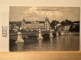 AK von Zürich Hotel Bellevue