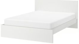 Bettgestell Weiss Ikea Malm 160x200 cm inkl Lattenrost
