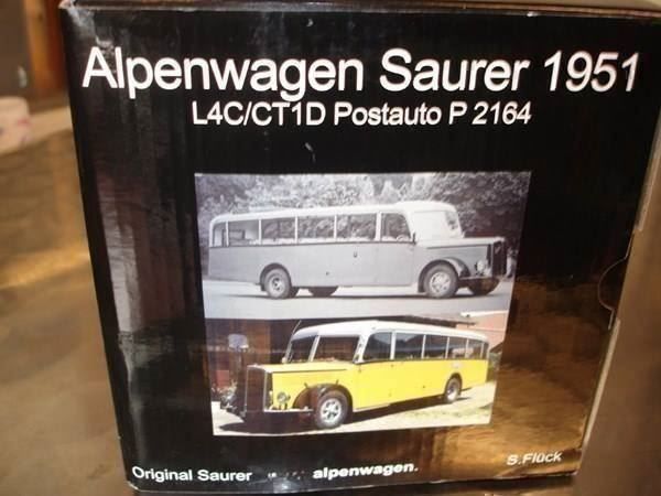 Saurer Modellautos: SAURER L4C POSTBUS  ALPENWAGEN 1:24 – Neu und originalverpackt aus Suhr von Moebelsiralfred 2