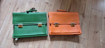 2 Stk.Original Vintage 1960/70er Jahre Schulthek Schulranzen