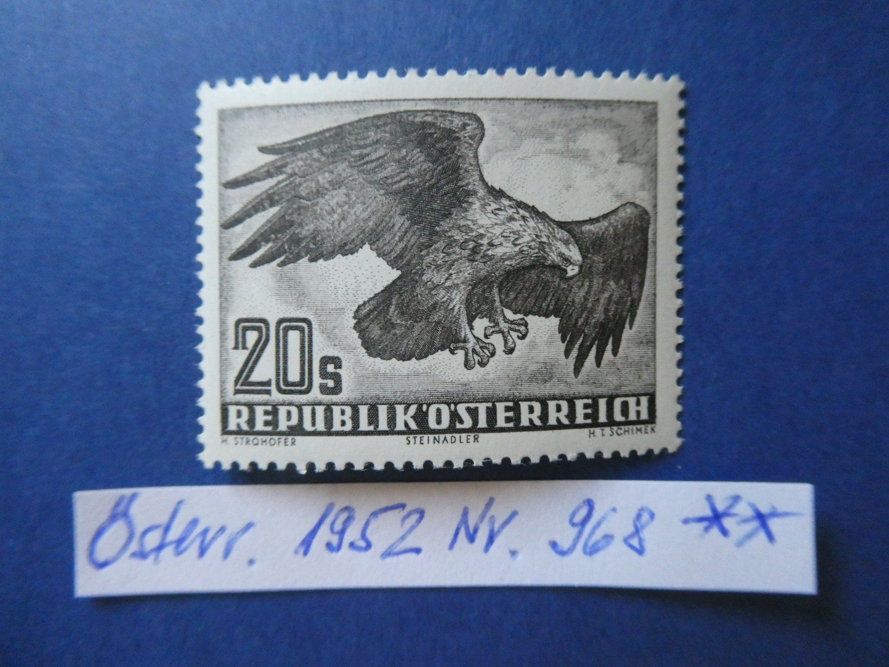 Tutti i francobolli: Österreich 1952 Nr. 968 postfrisch ** – Usato da Lausen venduto da Herbamare01