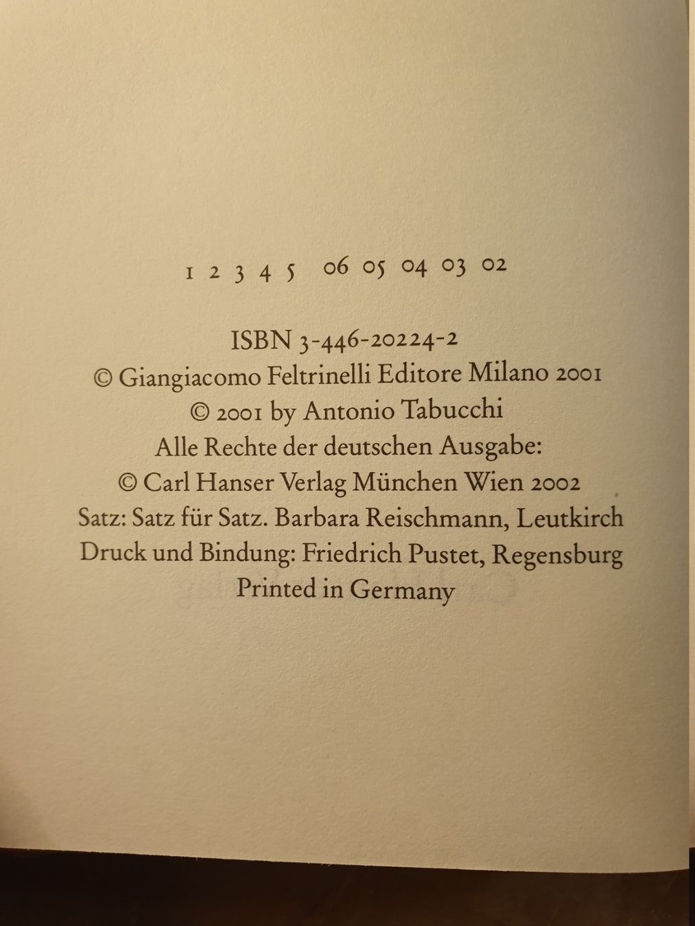 Libri: Es wird immer später - Antonio Tabucchi – Usato da Zürich venduto da loosebone 3