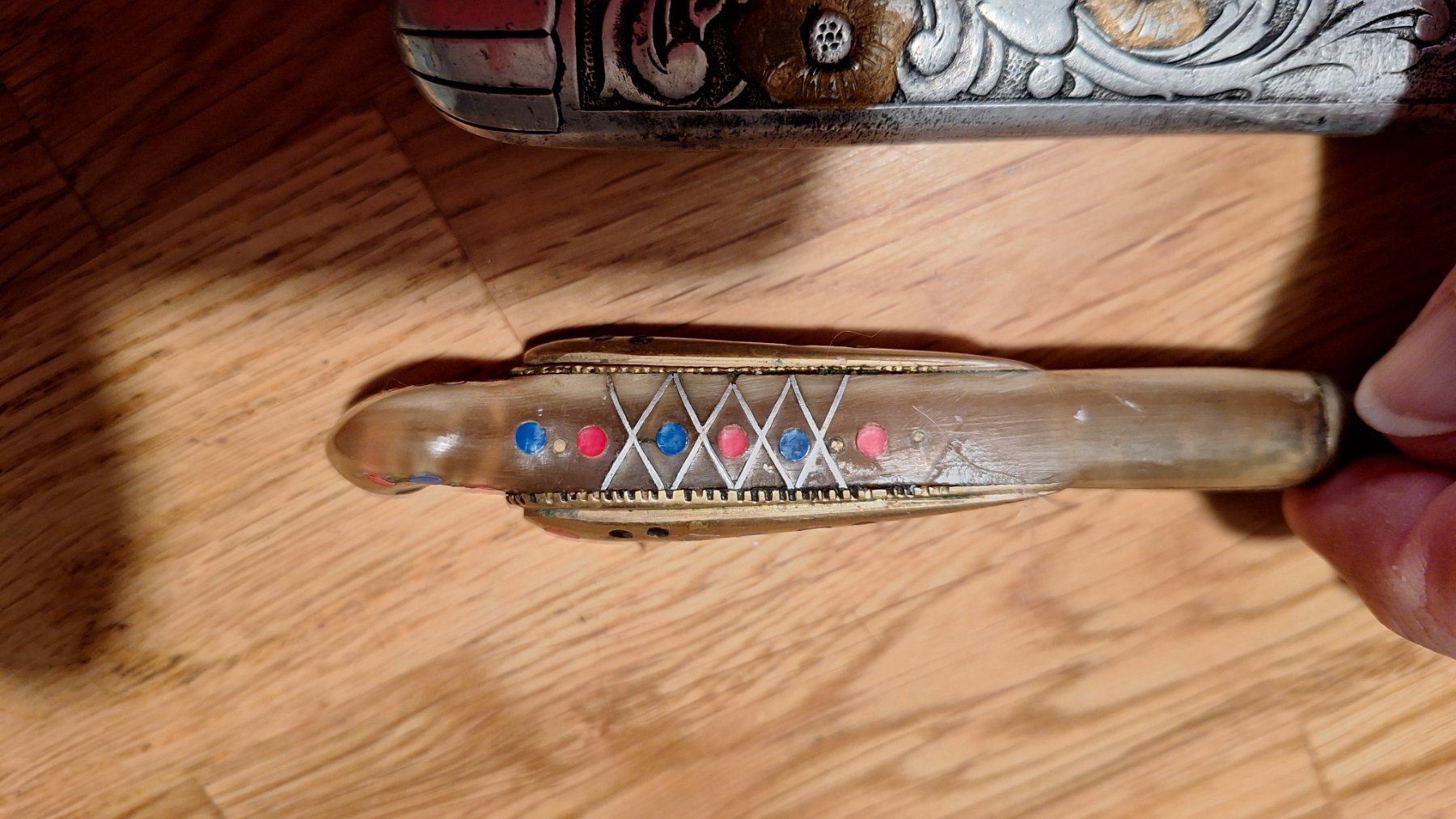 Coltelli da cucina: 2 Vintage Küchenmesser , Dekorative Griffe – Usato da Dornach venduto da majo8689 2