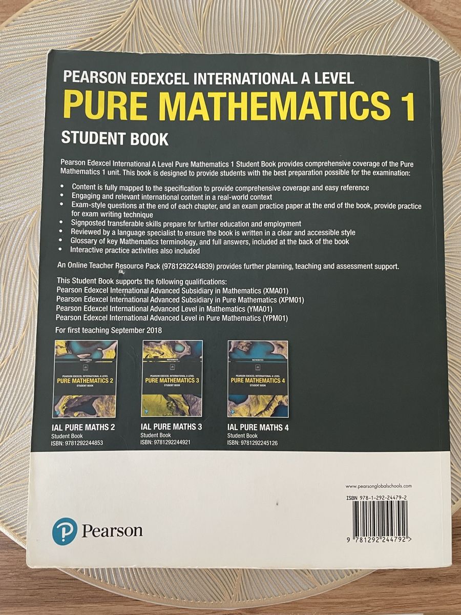 Bücher: Pearson Edexcel A Level Mathematik – Gebraucht aus Dierikon von fri_djn6 2
