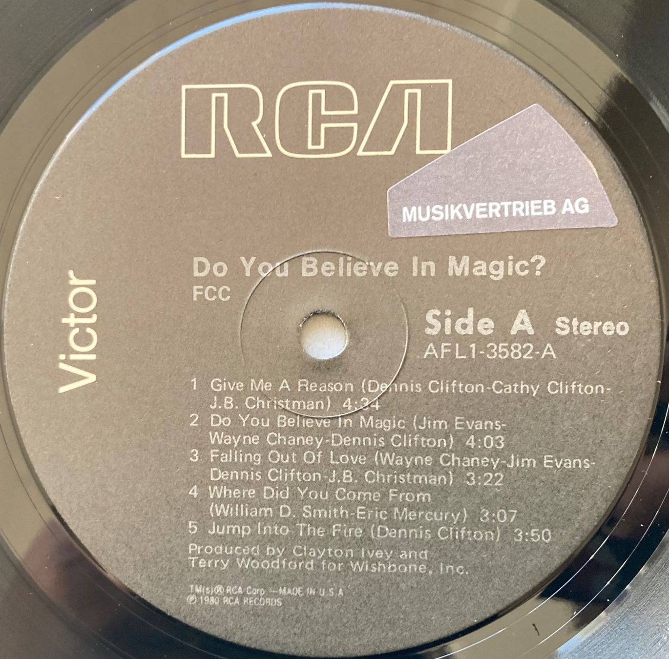 Dischi in vinile: FCC -DO YOU BELIEVE IN MAGIC? – Usato da Poliez-Pittet venduto da Newtown-Records 2