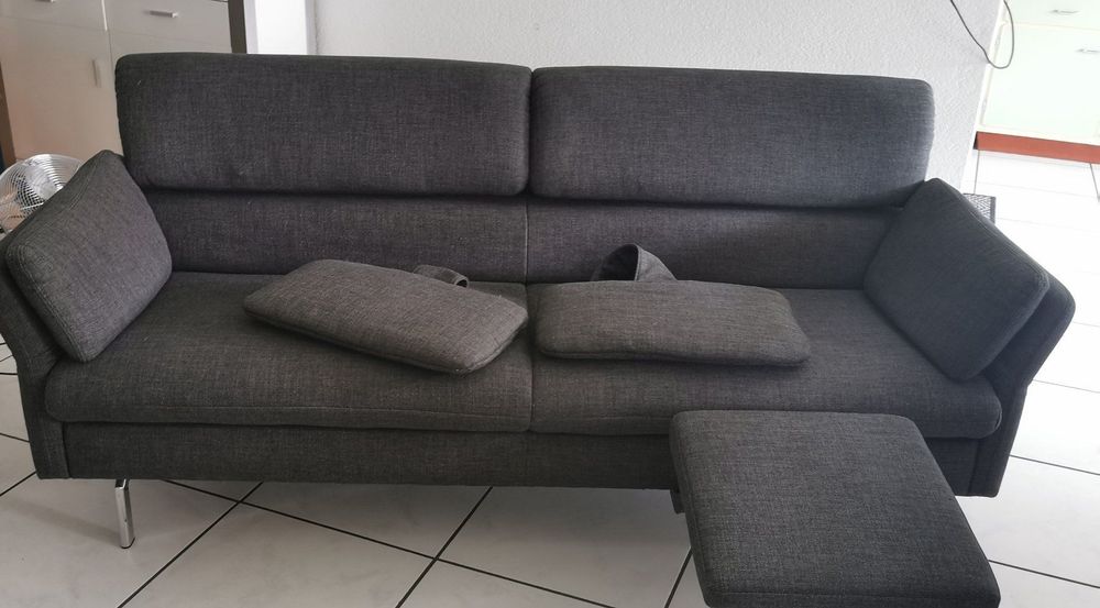 Top Sofa! Armlehnen klappbar, Nackenkissen, Fusstütze