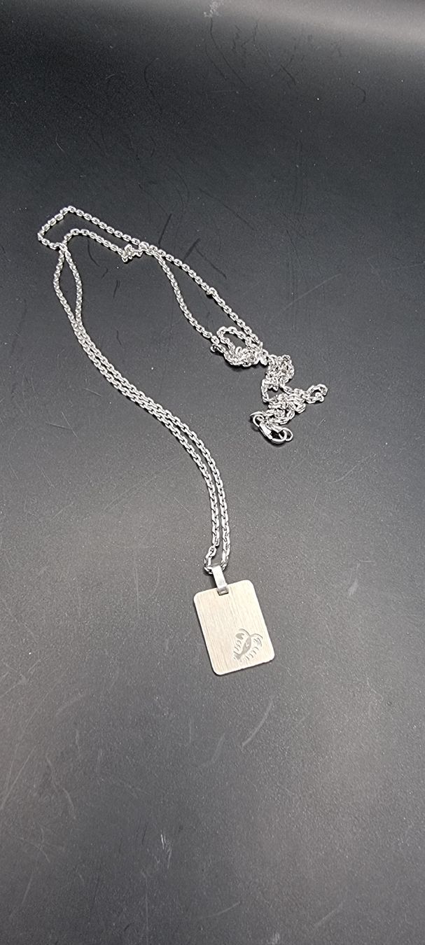 Catenine: Silber Halskette mit Skorpion Anhänger – Usato da Kreuzlingen venduto da Vitali_93 1