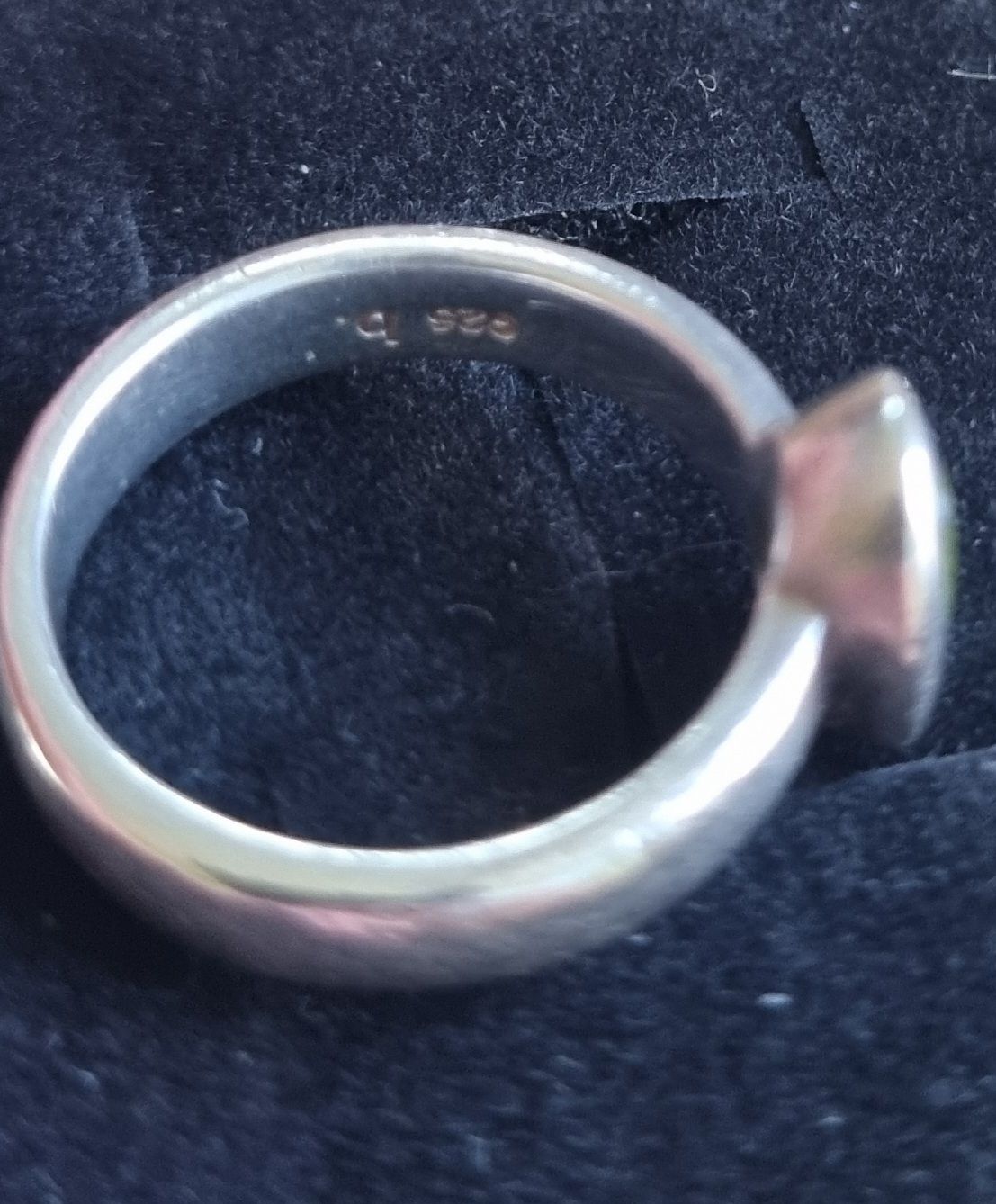 Ringe: Silberring handgeschmiedet 925 mit Peridot  – Gebraucht aus unterägeri von ursiou 3