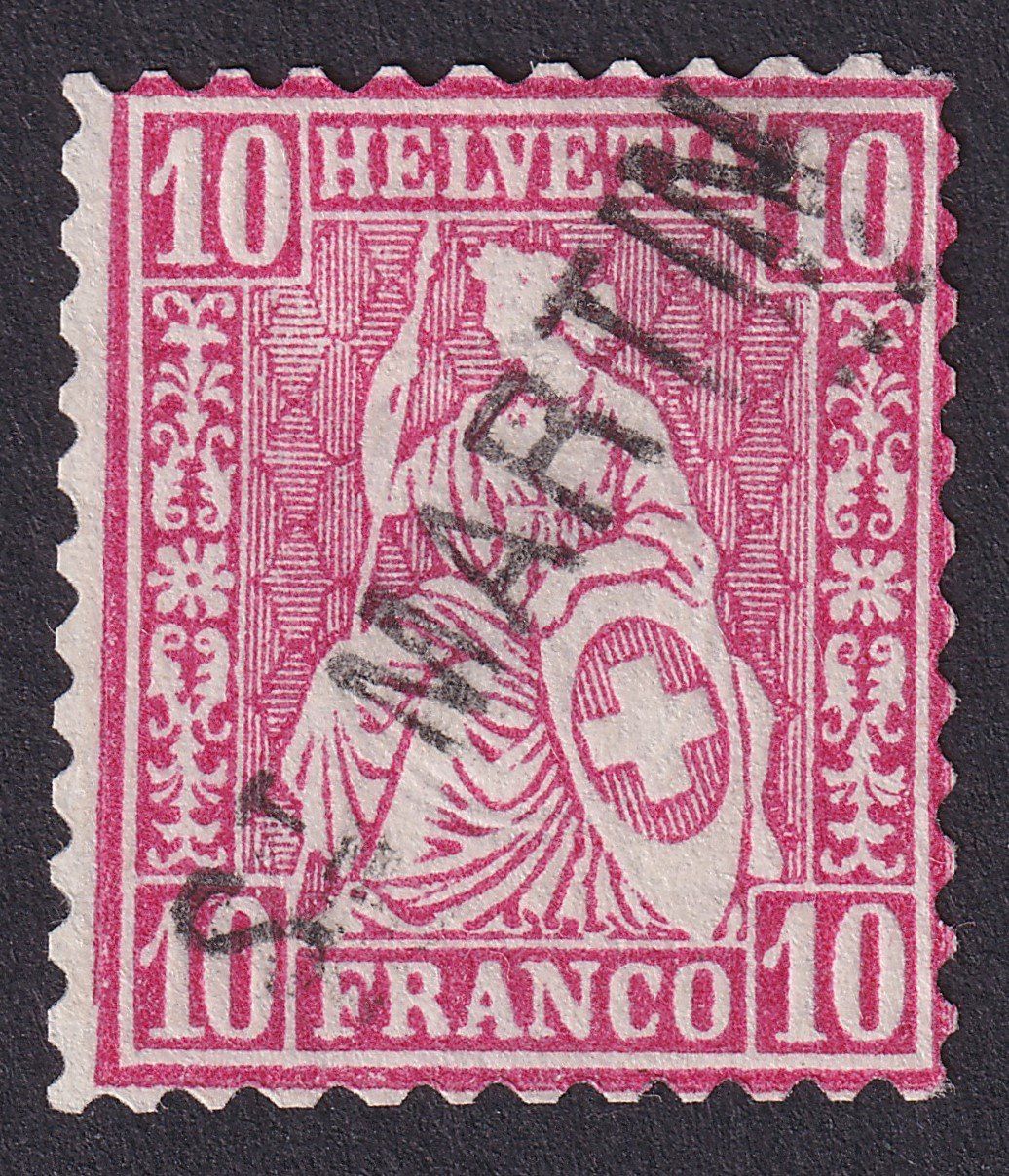 Tutti i francobolli: Nr. 38 mit Stabstempel ST.MARTIN – Usato da Ebikon venduto da SilvioFreund