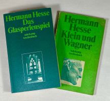 2 Hermann Hesse Taschenbücher Glasperlenspiel u.a.