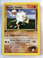 Brock's Mankey 1st Gym Heoes - NM - ab 1.-