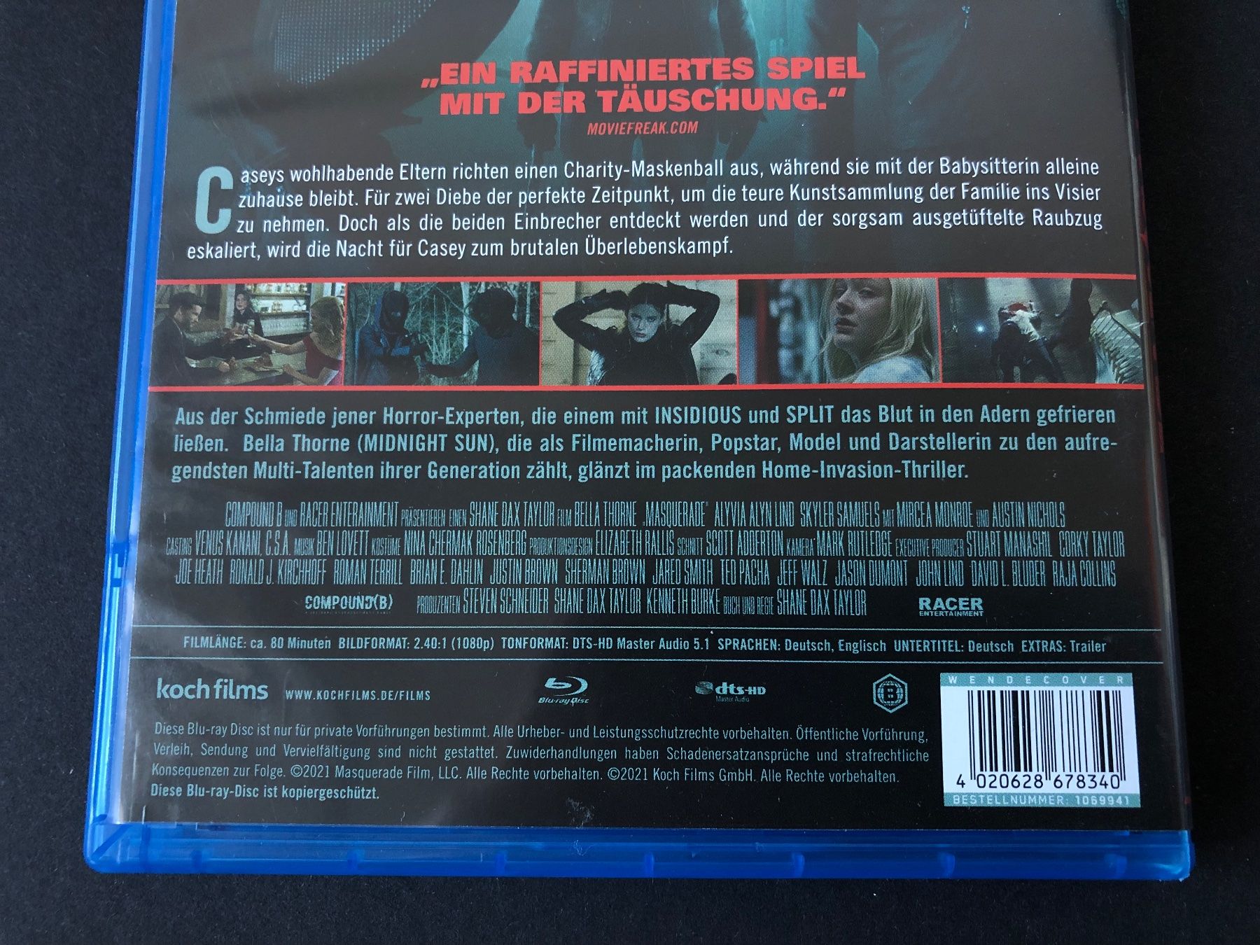 Tutti i DVDs: Masquerade (2021) - Bluray – Usato da Bern venduto da McFlurry_08 2