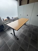 Bürotisch Buchenholz höhenverstellbar gut erhalten