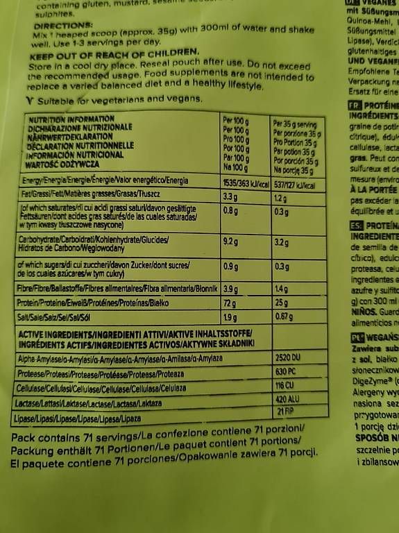 Cibi & Specialità: vegan eiweiss protein – Nuovo e nell'imballaggio originale da gams venduto da Anbo