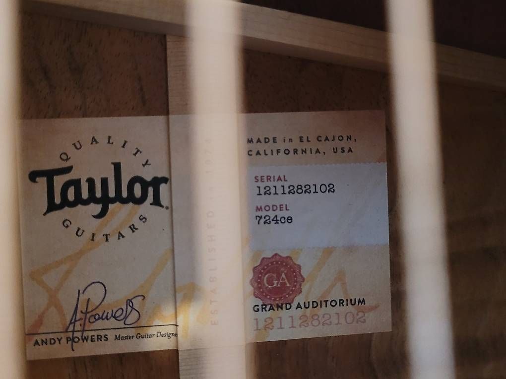 Taylor Instruments de musique: Guitare Taylor 724ce koa – D'occasion à Schmitten FR par blaiseg 1