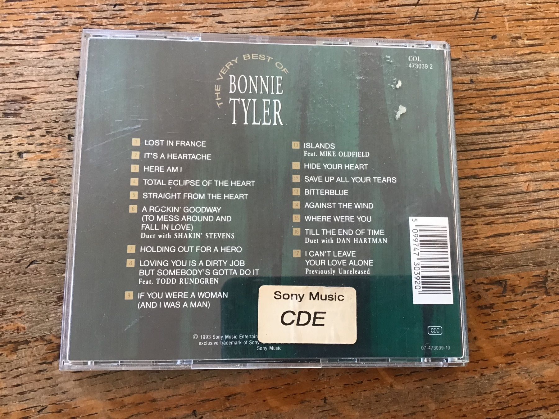 CD: CD Bonnie Tyler – Usato da Fully venduto da Ruby97 2