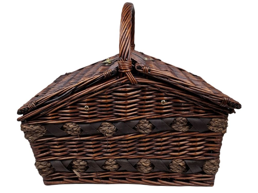 Picknick Weidenkorb 21-teilig 7
