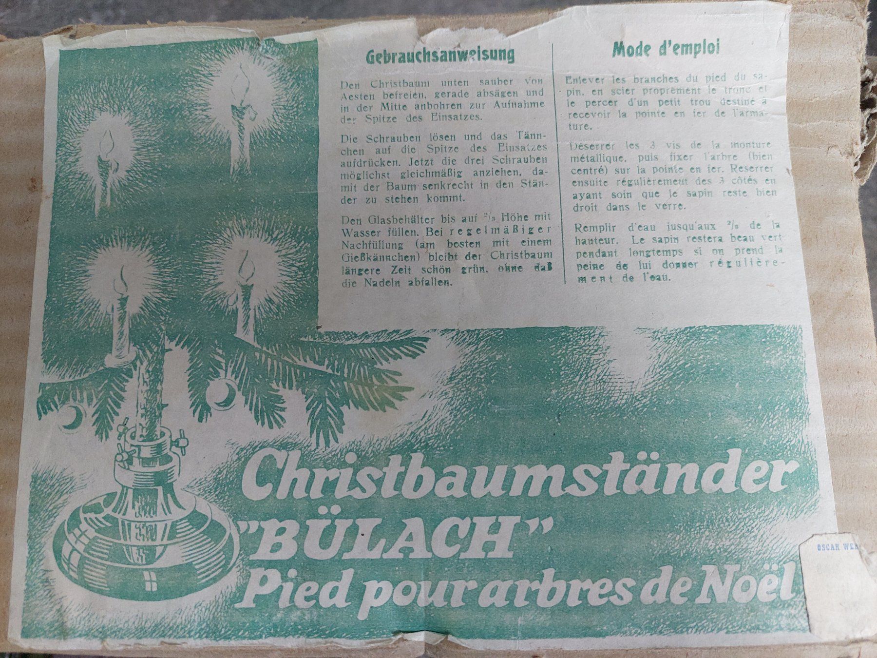 Christbaumständer: Christbaumständer  von Bülach – Gebraucht aus Wiesendangen von troawus 2