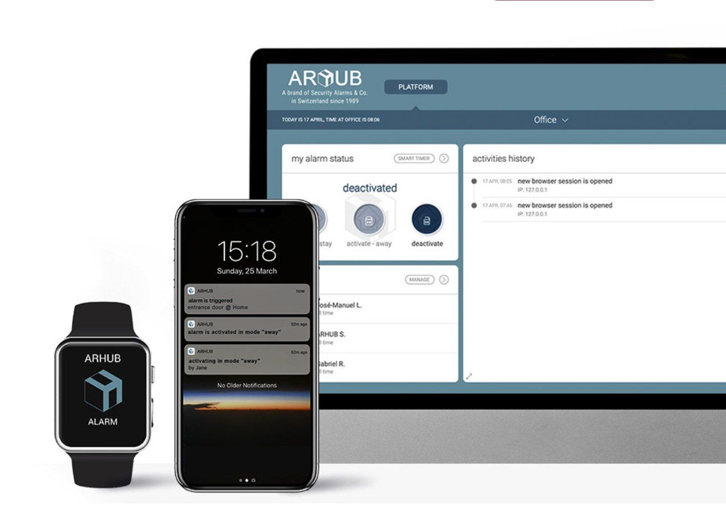 Sistemi d'allarme: Arhub AR6000C Alarmsystem (Swiss Made) – Usato da Wollerau venduto da Pedro1969 6