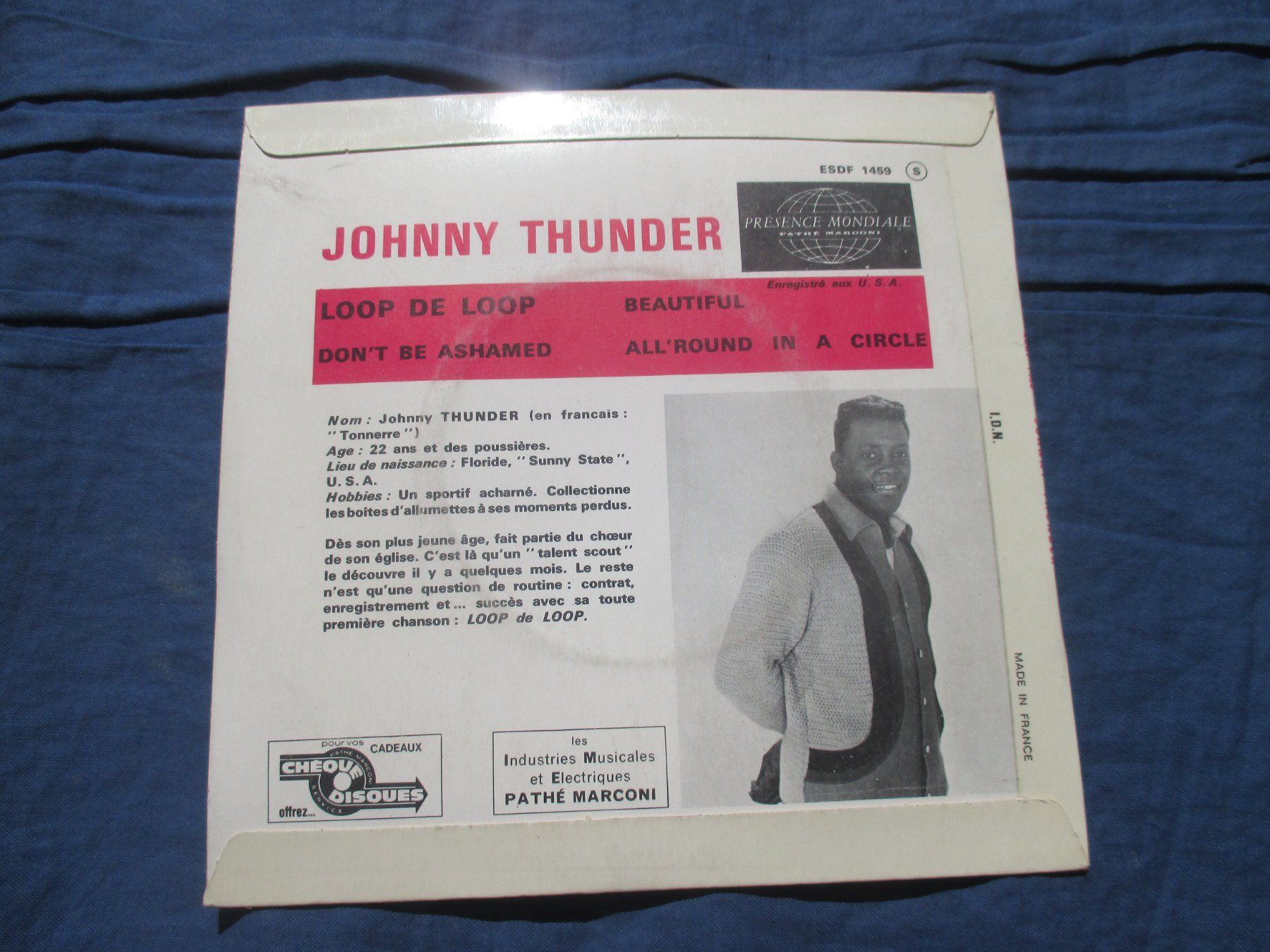 Dischi in vinile: Johnny Thunder EP Loop de Loop – Usato da Colombier NE venduto da Nevenma 1
