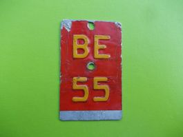 Velonummer / Fahrradnummer BE 55
