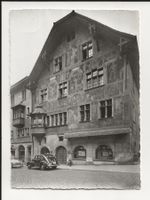 AK 1952 Schaffhausen Haus zum Ritter mit  1950 Opel Kapitän