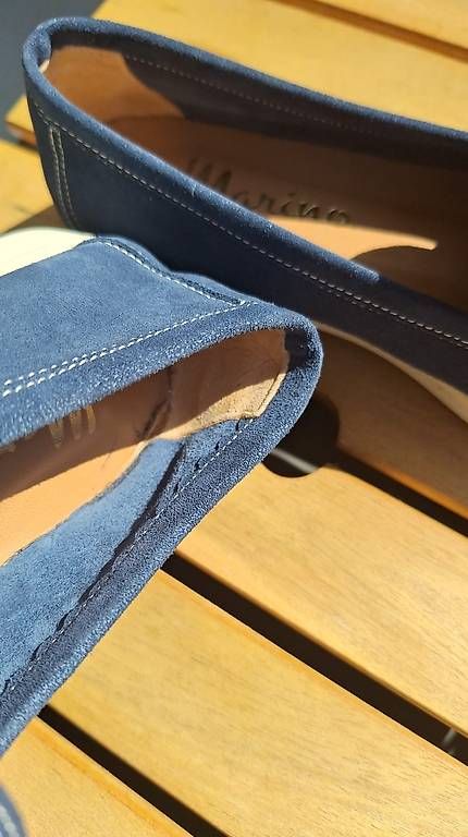 Scarpe da donna: blaue Wildleder-Mokassins, Grösse 39 – Usato da Cham venduto da Logic_Shop_CH 4