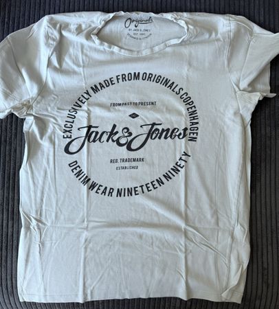 Jack & Jones T-Shirt, Gr. S, Weiss, Top Zustand für Sommer!