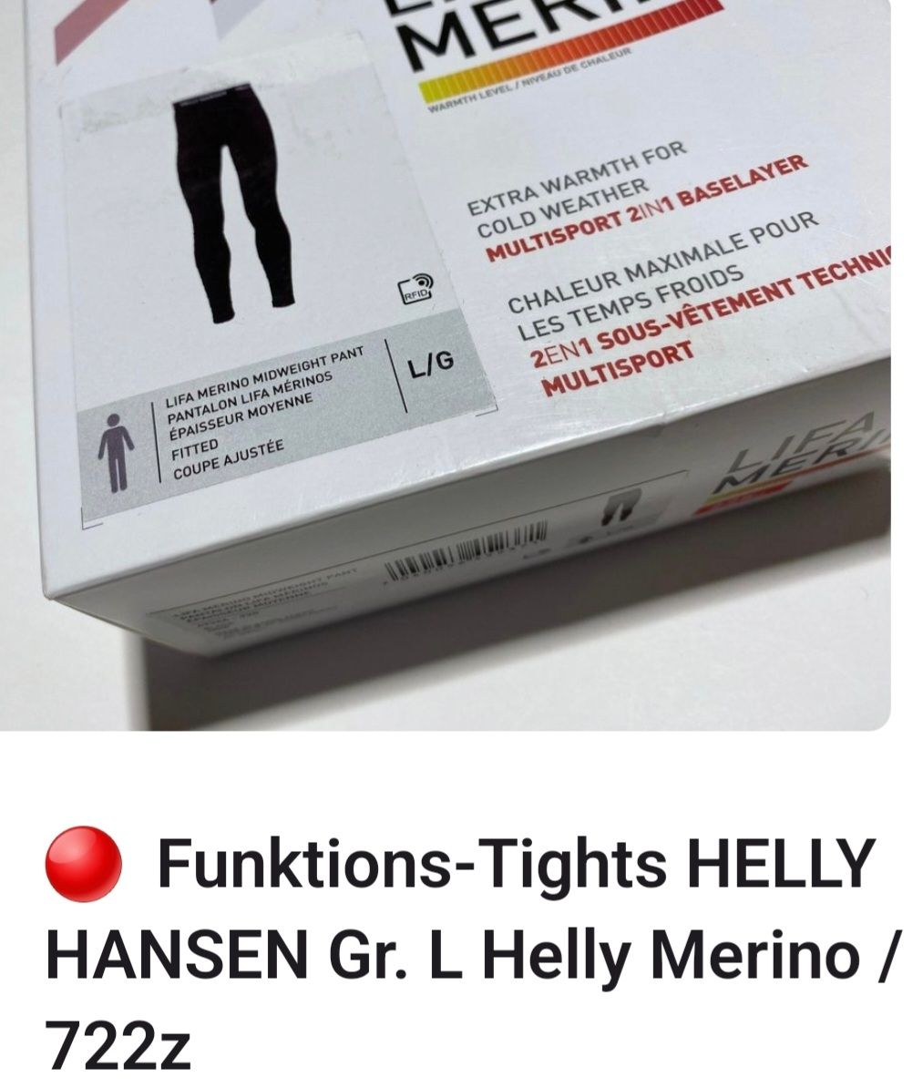 Helly Hansen Pantaloni: Helly Hansen warme Funktionstights – Nuovo (secondo la descrizione) da Meilen venduto da Ztoh 1