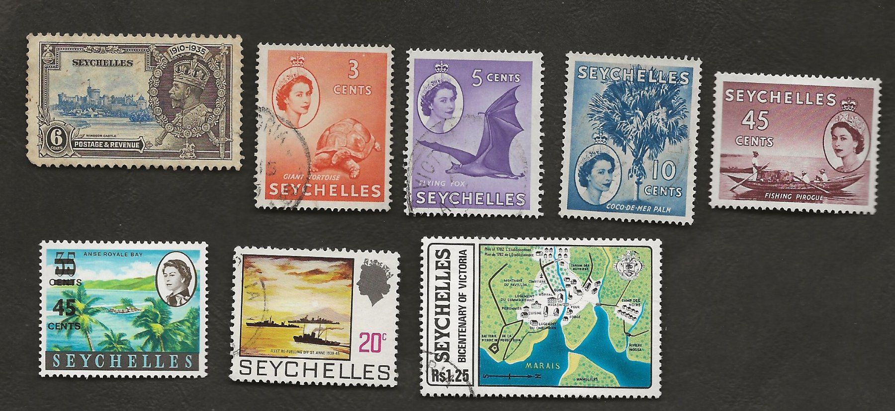 Tutti i francobolli: 8 Marken der Seychellen – Usato da Au ZH venduto da xelagreb01