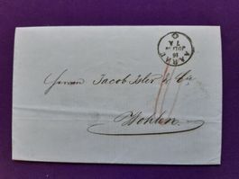 Vorphilabrief mit Inhalt von Aarau nach Wohlen 16.7.1859