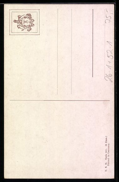 Cartoline postali: Arthur Thiele: Katzenmädchen im Pelzman – Usato da Berlin venduto da bartko-reher 1